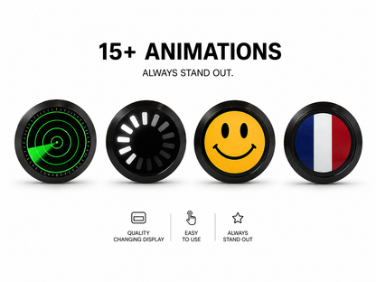HIDIFY SIGNATURE/Emblem ™ - Smart Animated Display Emblem