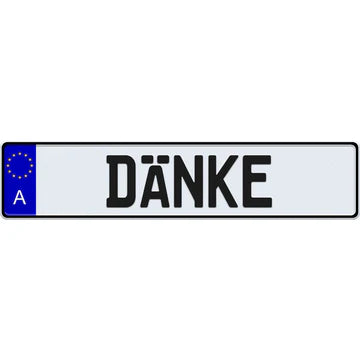 Custom License Plate