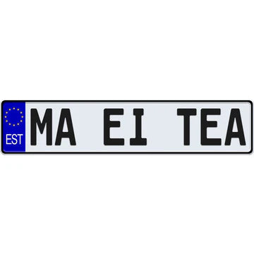 Custom License Plate