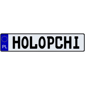 Custom License Plate